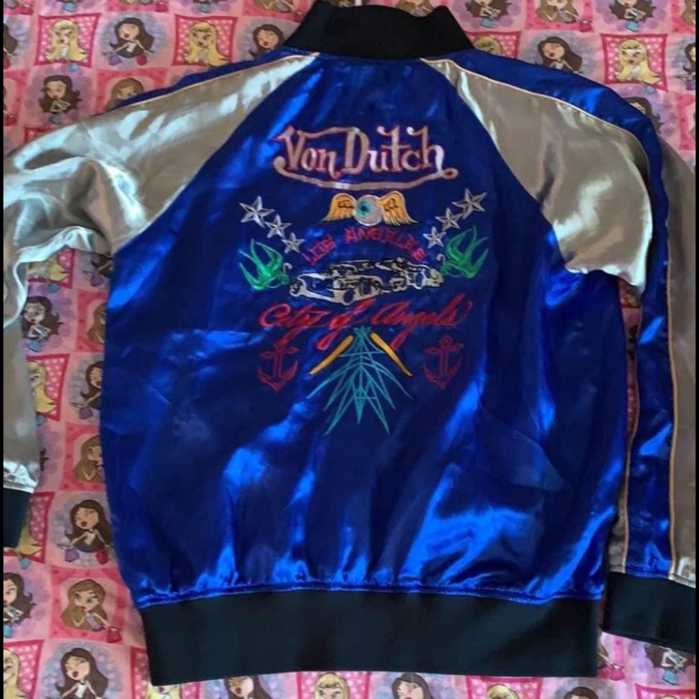 Von Dutch bomber jacket - reversible